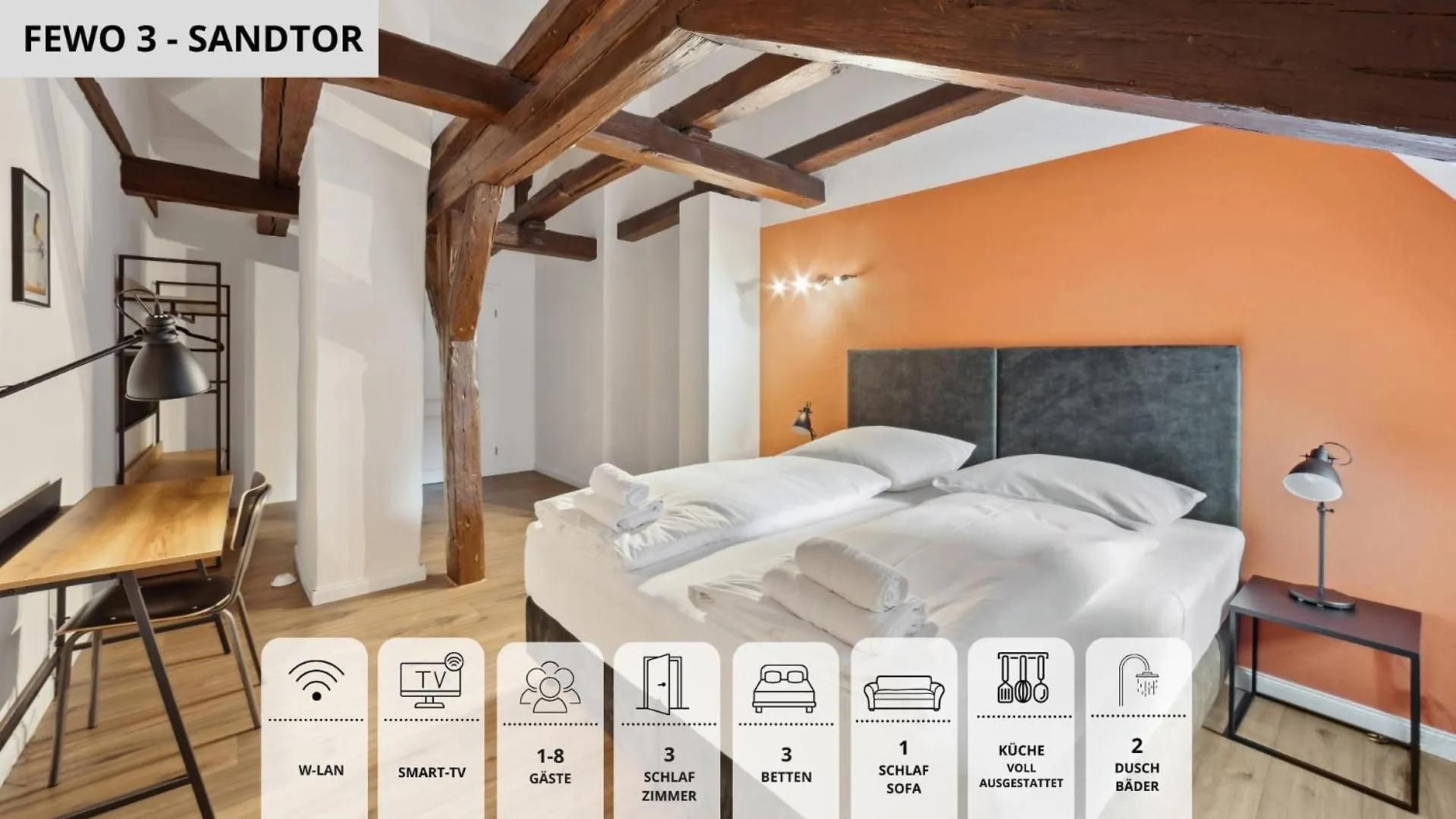 Neu Sandapart32 - 3 Tolle Fewos Von 1-8 Pers Mitten In Der Altstadt Bamberg Deutschland